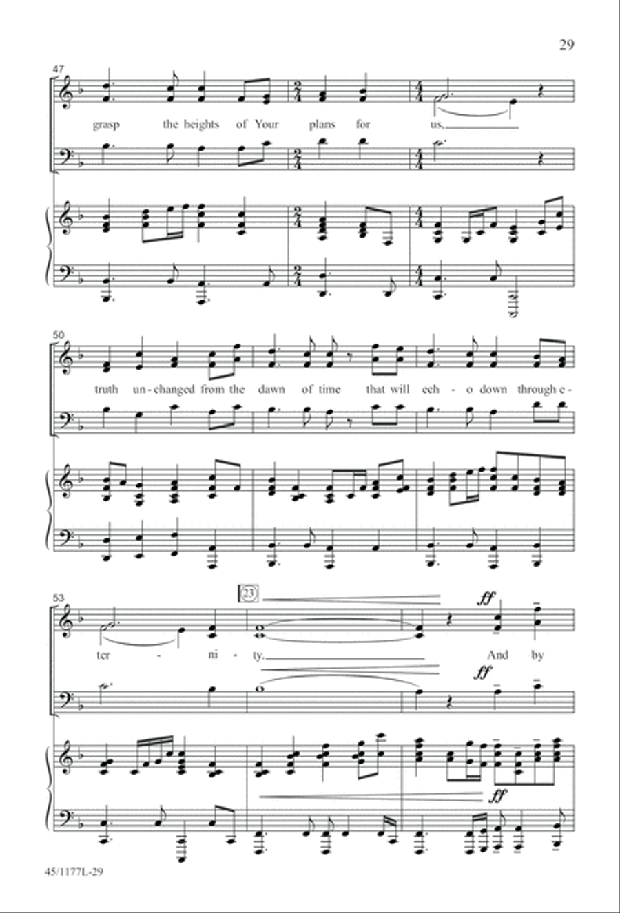 5 Getty Anthems for about 10 Singers 4-Part scores gallery preview page 30