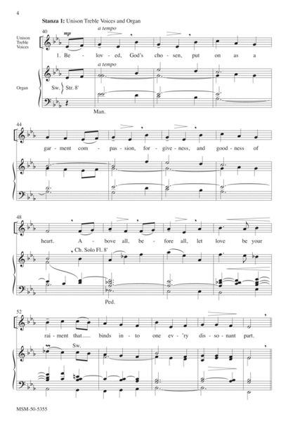 Beloved, God's Chosen (Downloadable Choral Score)