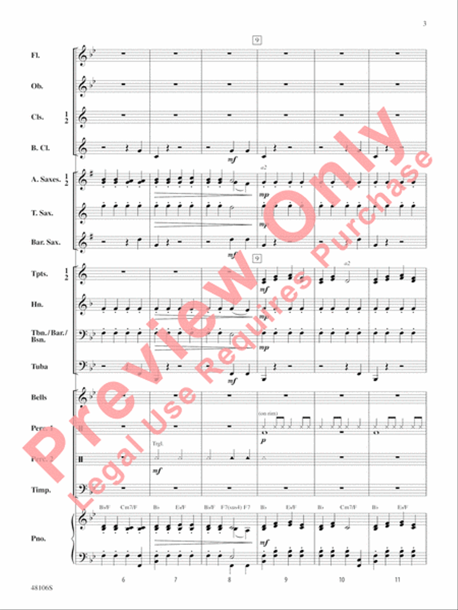 Fanfare and Festival Fanfare and Festival Concert Band scores gallery preview page 4