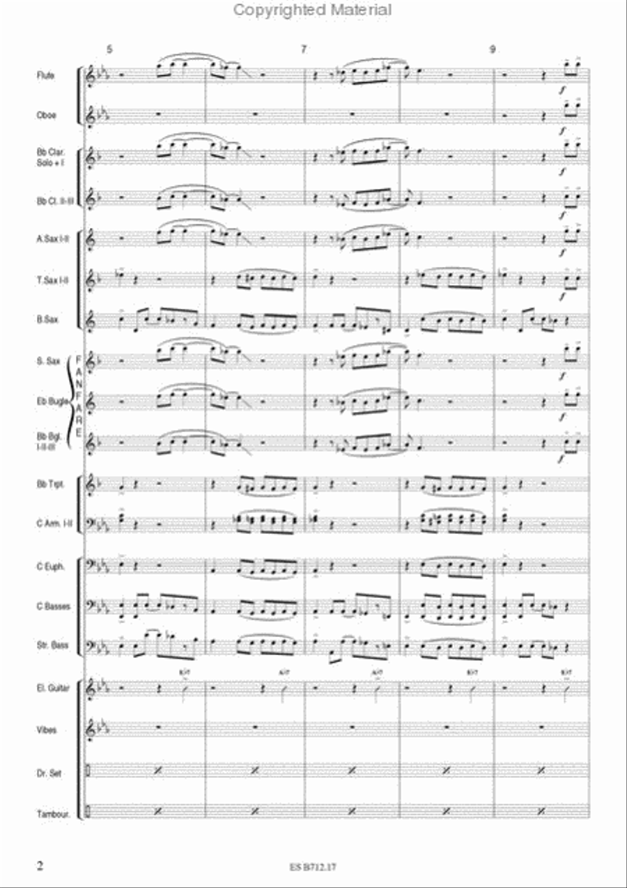 I Got You (I Feel Good) Concert Band scores gallery preview page 4