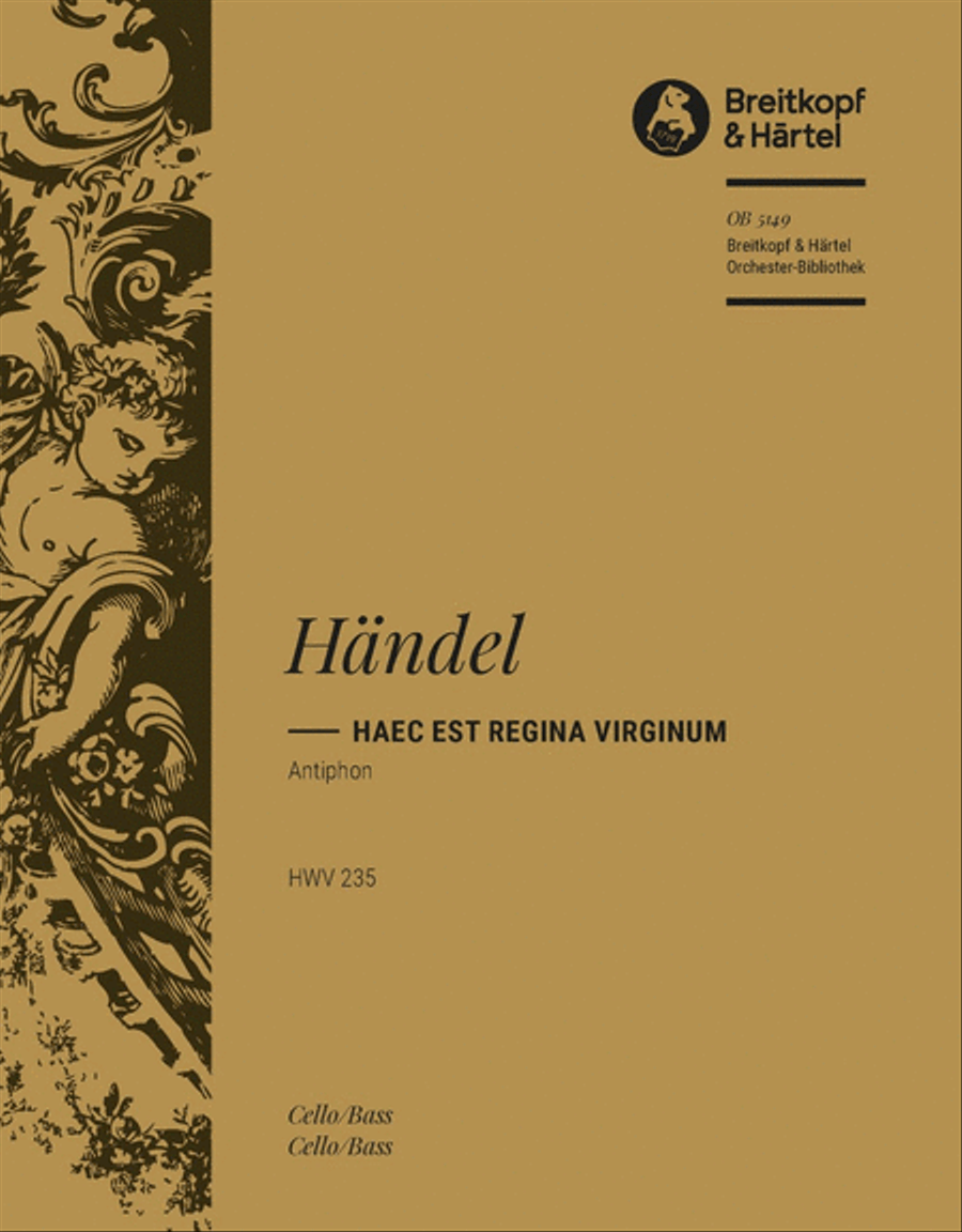 Haec est Regina Virginum HWV 235 Orchestra scores gallery preview page 1