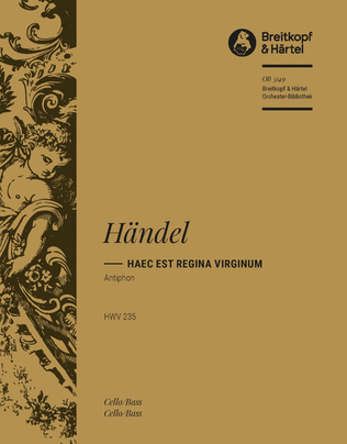 Book cover for Haec est Regina Virginum HWV 235