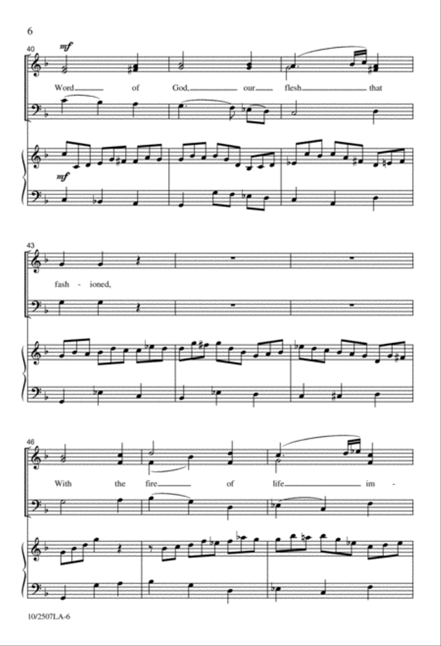 Jesu, Joy of our Desiring 3-Part scores gallery preview page 6