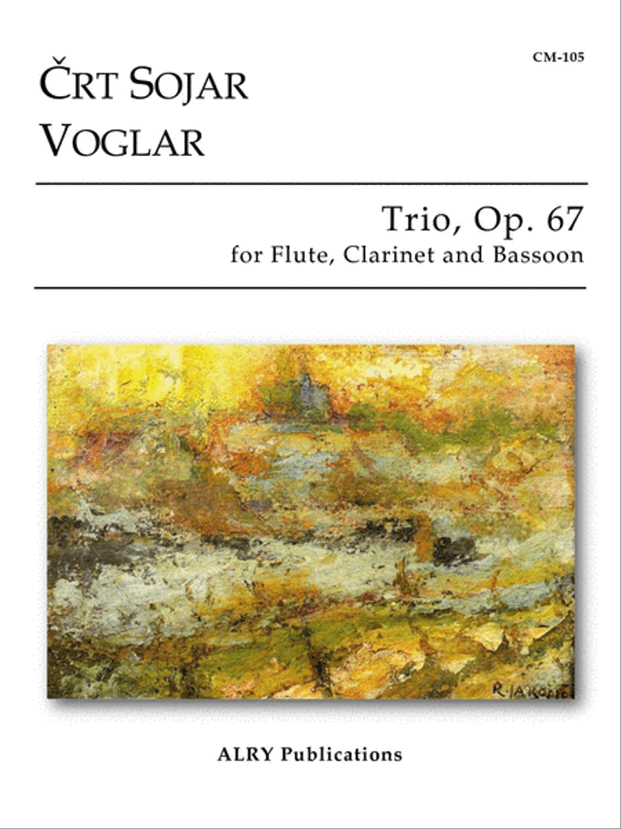 Trio, Op. 67 for Flute, Clarinet and Bassoon Woodwind Trio scores gallery preview page 1