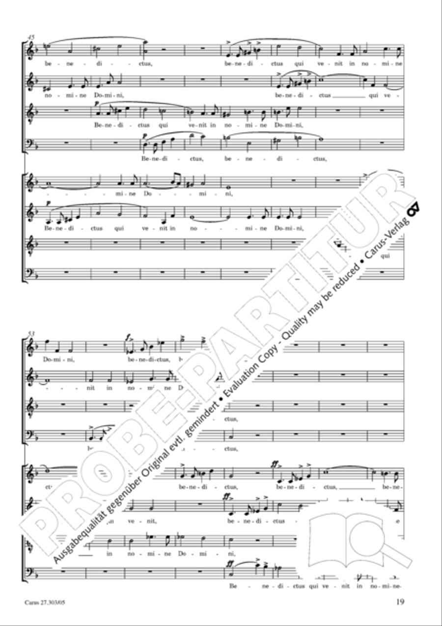 Messa da Requiem 4-Part scores gallery preview page 20