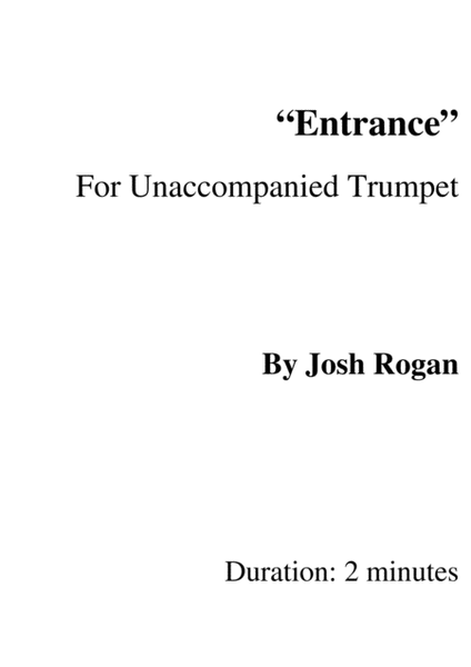"Entrance" for unaccompanied trumpet image number null