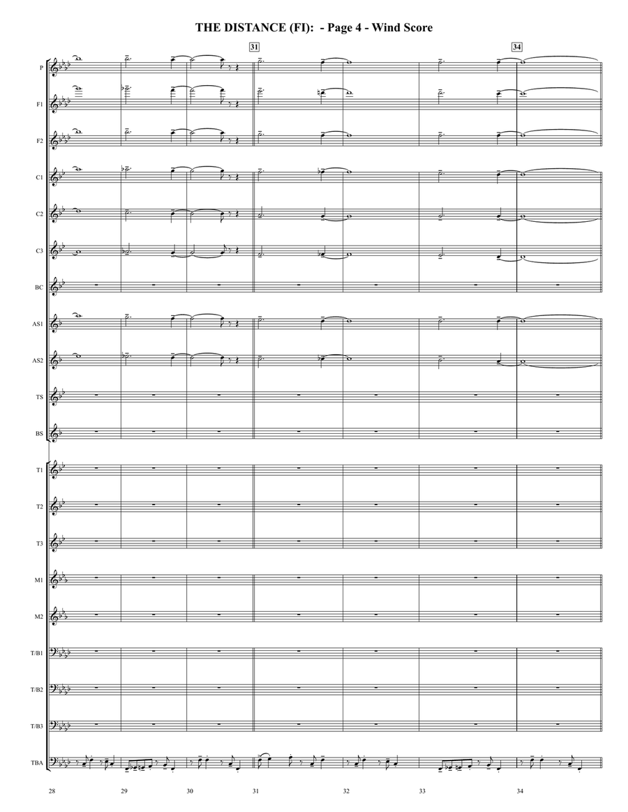 The Distance Marching Band scores gallery preview page 4