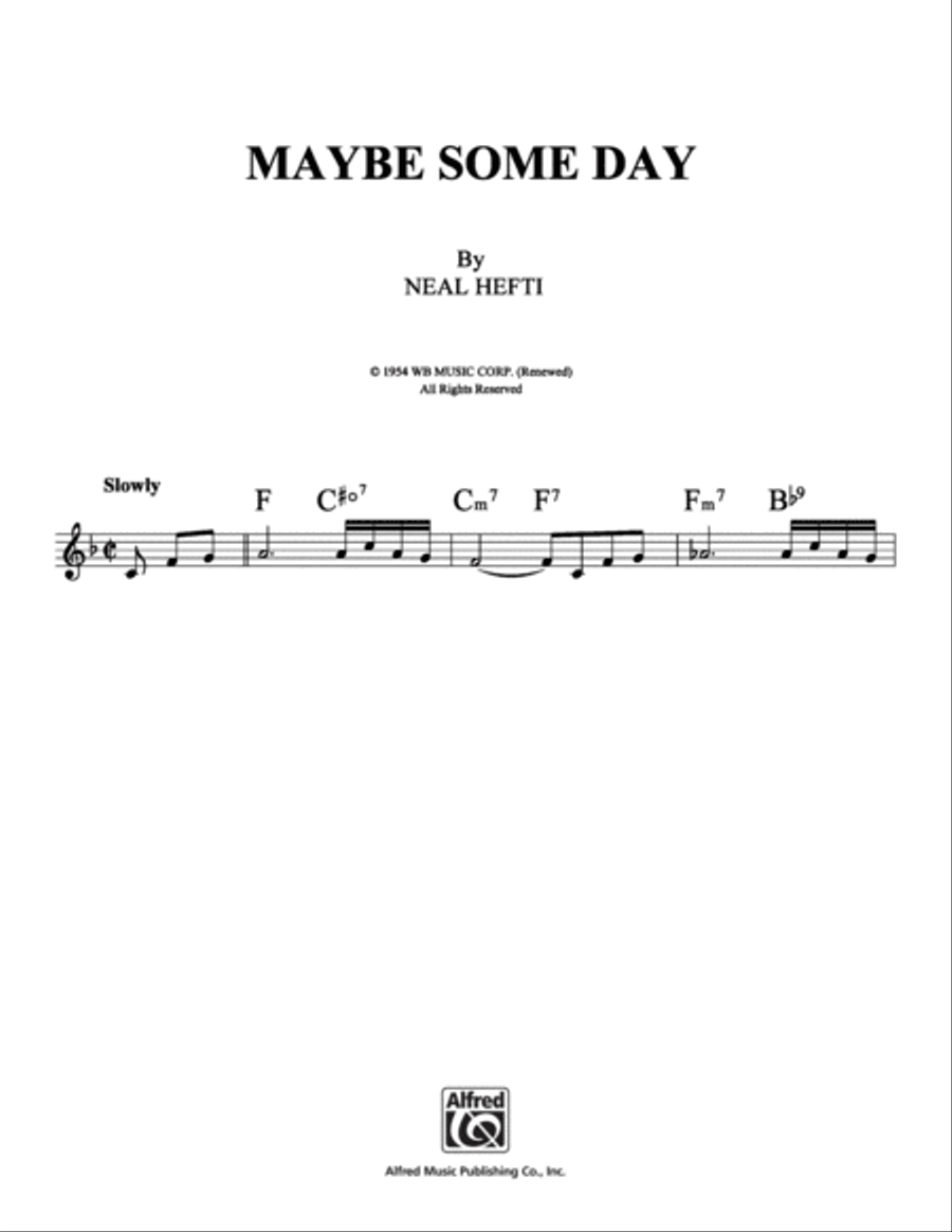 Maybe Some Day School and Community scores gallery preview page 1