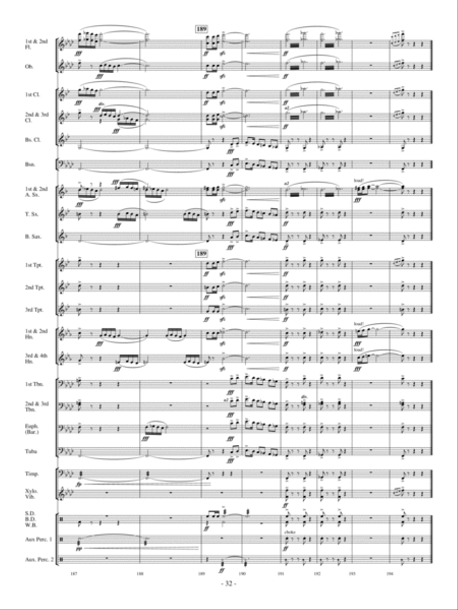 Costa del Sol Costa del Sol Concert Band scores gallery preview page 31
