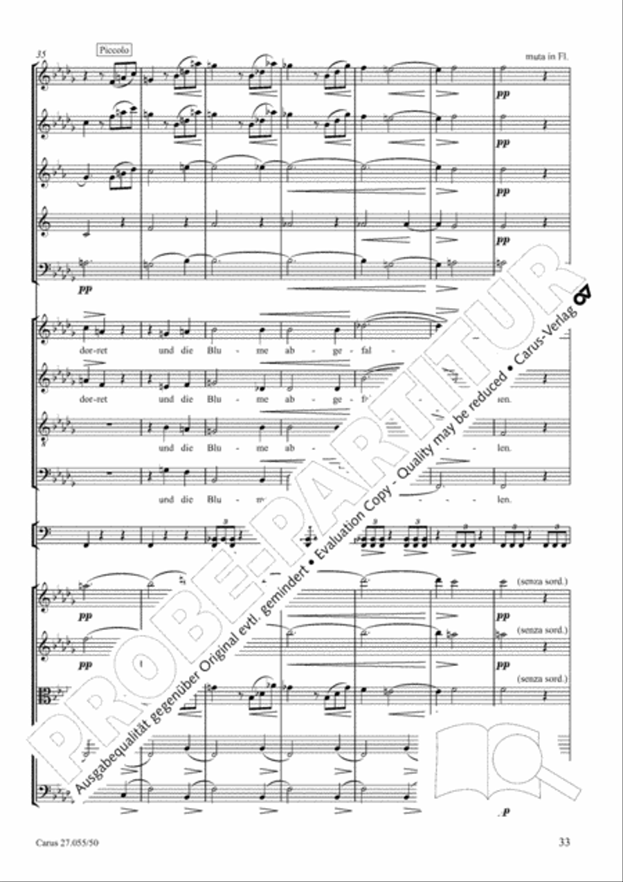 Ein Deutsches Requiem (German Requiem) 4-Part scores gallery preview page 40