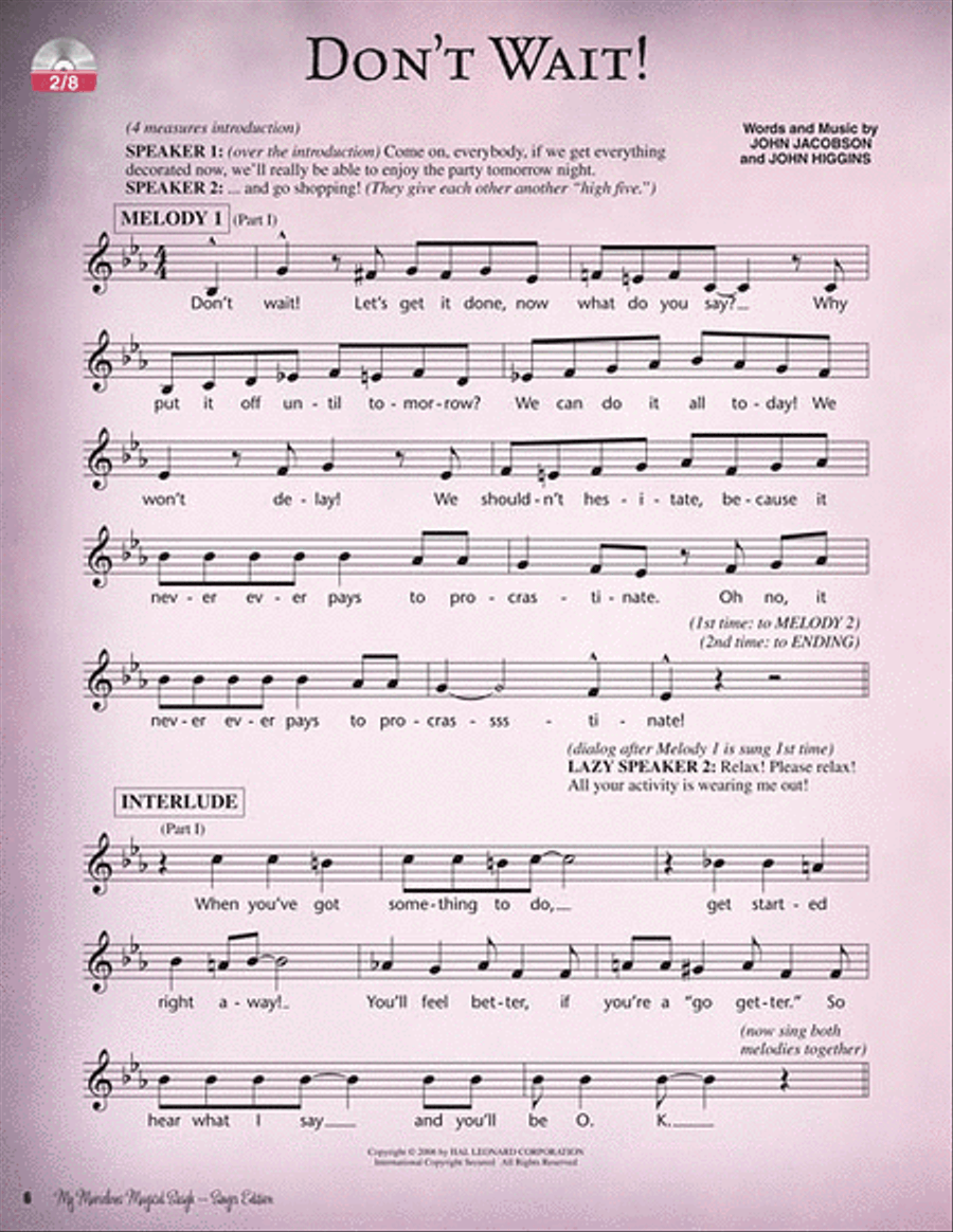 My Marvelous Magical Sleigh Choir scores gallery preview page 3