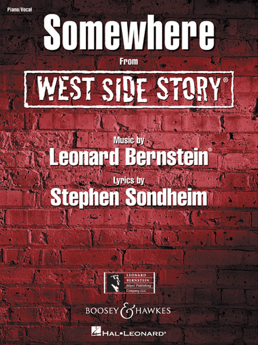 Somewhere (from West Side Story) Piano, Vocal scores gallery preview page 1