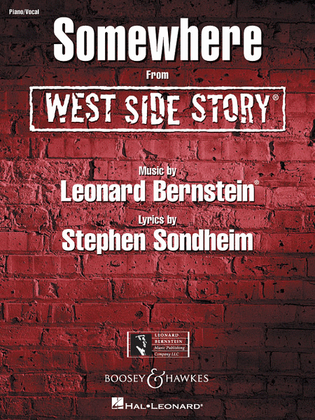 Book cover for Somewhere (from West Side Story)