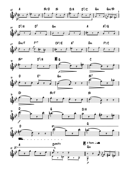 Funeral March Of A Marionette (Theme from "Alfred Hitchcock Presents") - Lead sheet (key of Gm)
