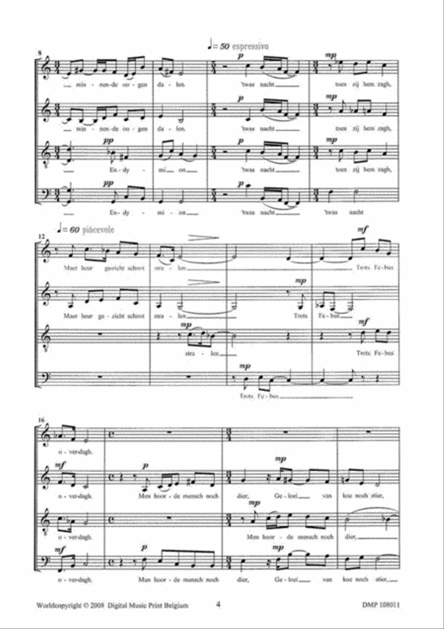 De Maen By Endymion A Cappella scores gallery preview page 3