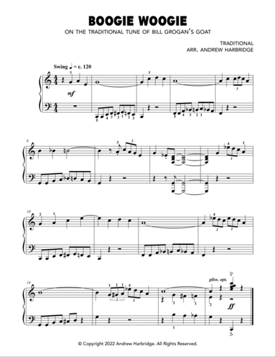 Andrew Harbridge Originals for Level Two Easy Piano scores gallery preview page 4