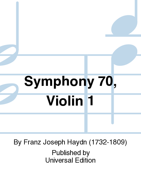 Symphony 70, Violin 1