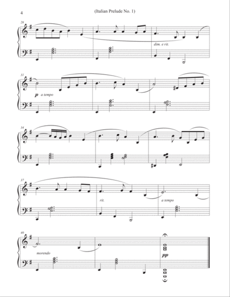 Italian Preludes, Nos. 1-8 - Piano Book Piano Solo scores gallery preview page 4