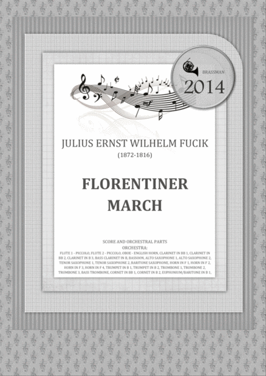 Florentiner March Concert Band scores gallery preview page 1