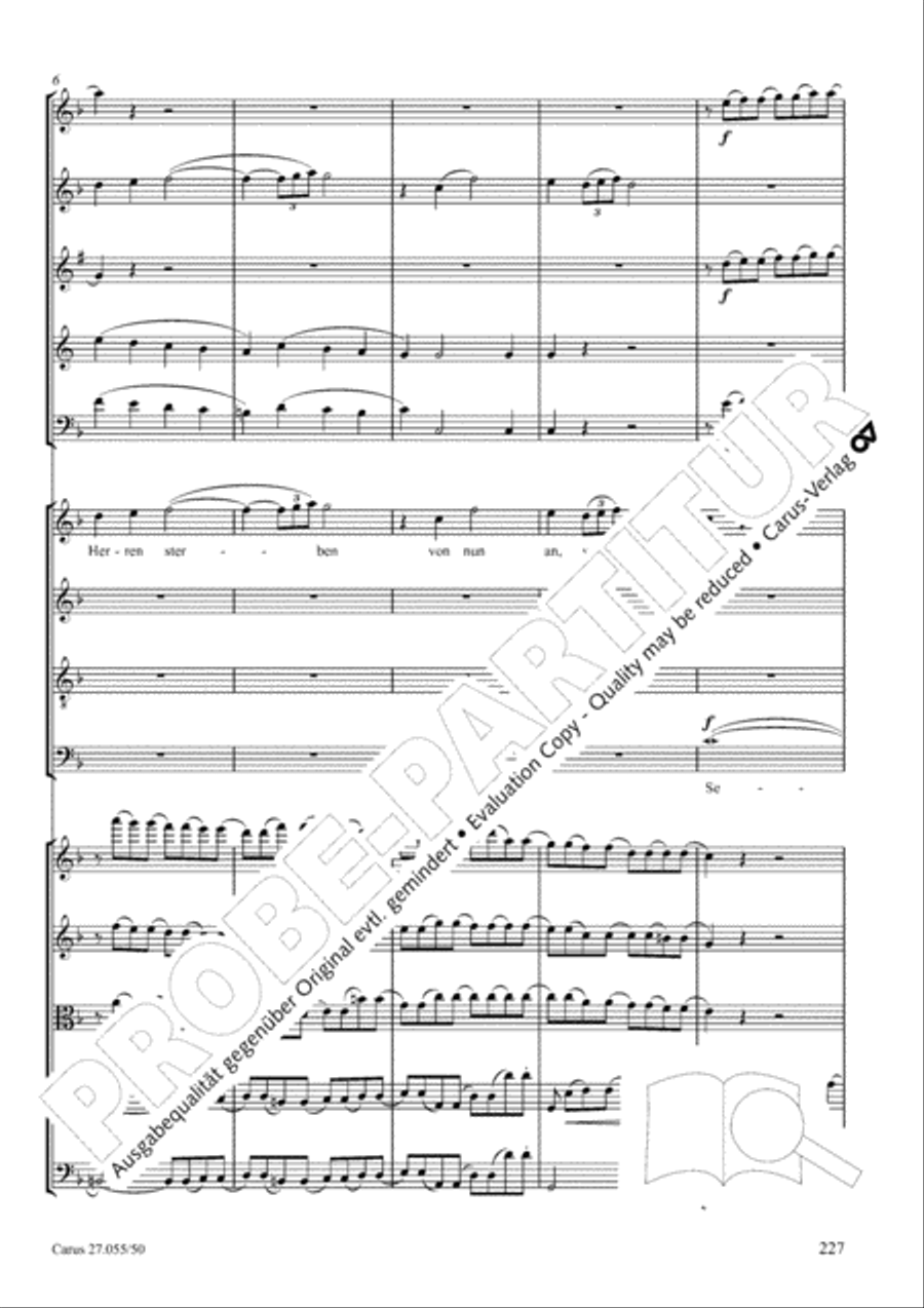 Ein Deutsches Requiem (German Requiem) 4-Part scores gallery preview page 234