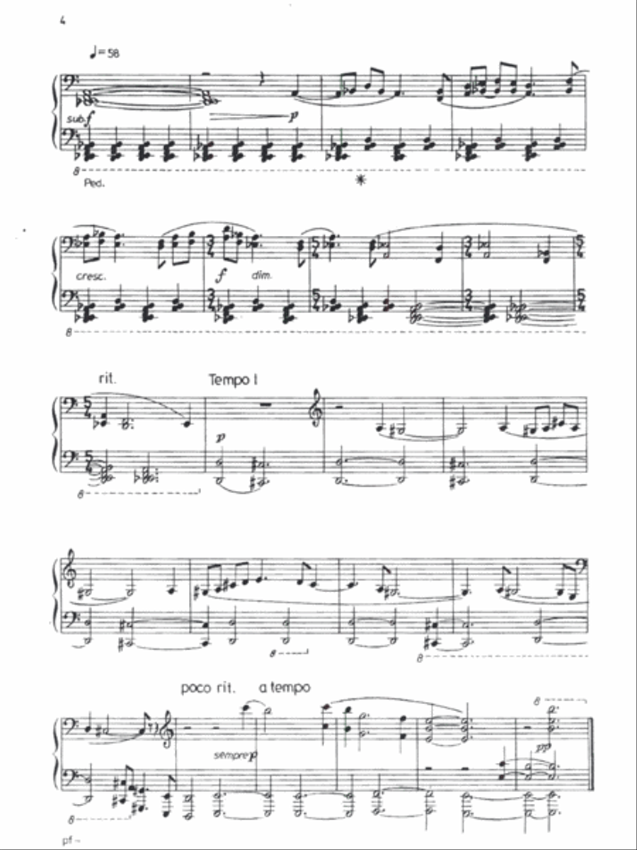 [Van de Vate] Balinese Diptych Piano Solo scores gallery preview page 6