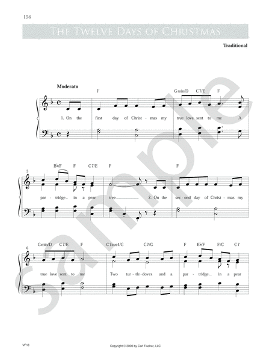 The Party Planner's Christmas Song and Recipe Book Piano, Vocal, Guitar scores gallery preview page 8