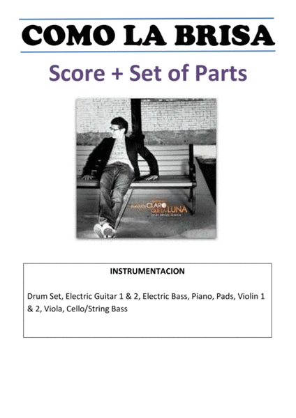 Como la Brisa - Jesús Adrián Romero Score + Set of Parts image number null