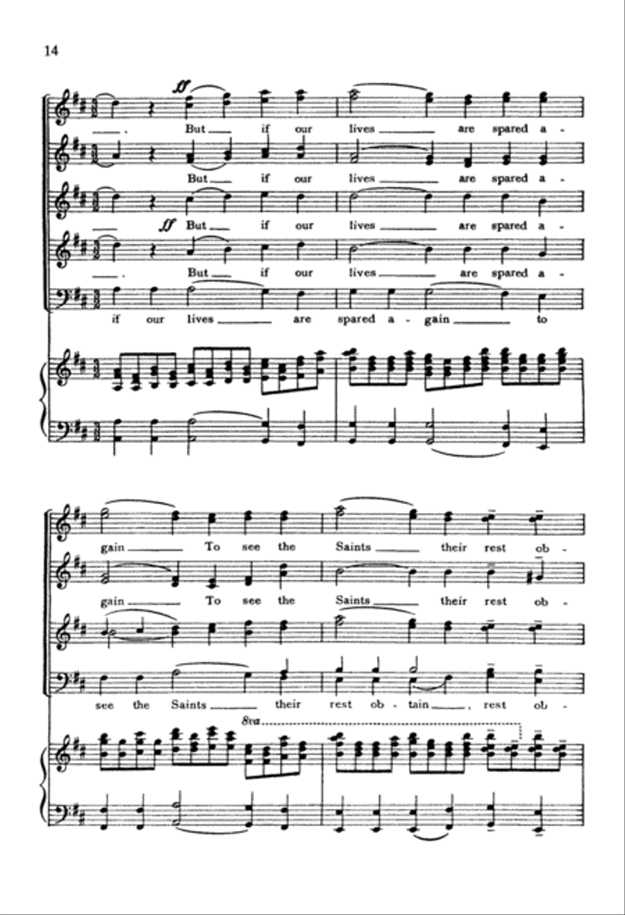 Come, Come Ye Saints 4-Part scores gallery preview page 15