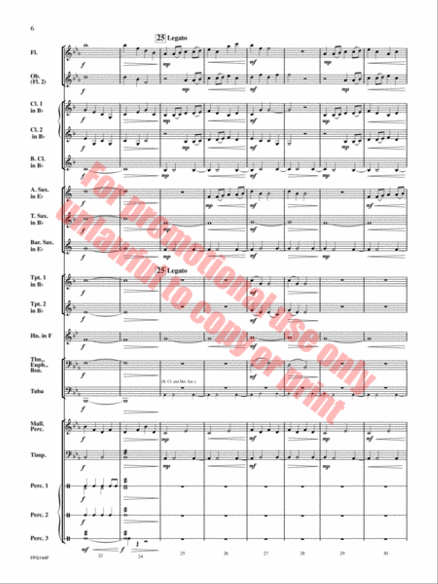 Greenwood Lake Concert Band scores gallery preview page 7