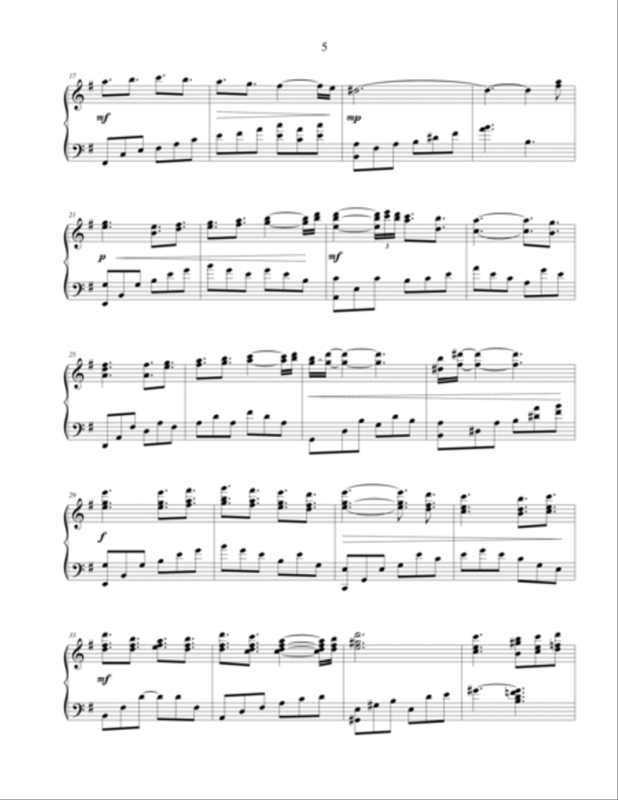 Havana - piano solo Piano Solo scores gallery preview page 3