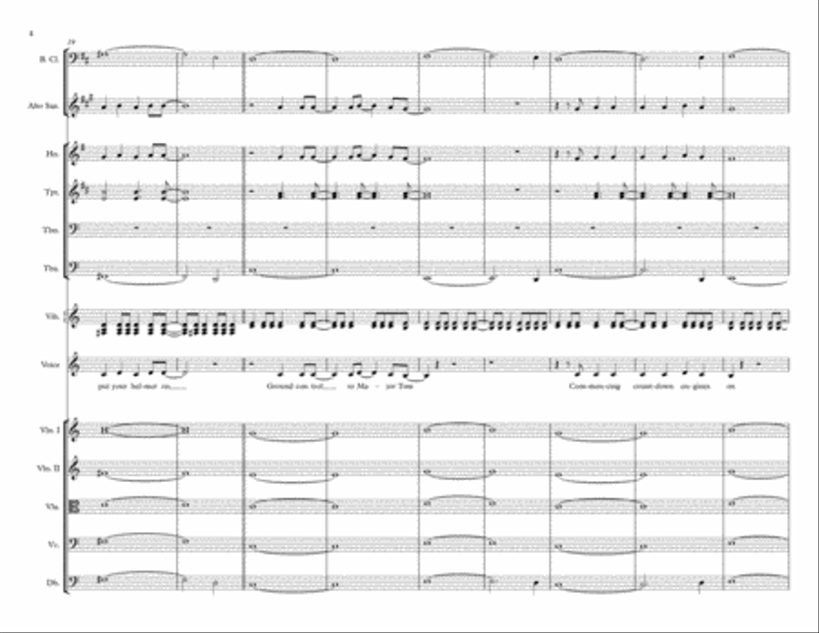 Space Oddity Large Ensemble scores gallery preview page 4