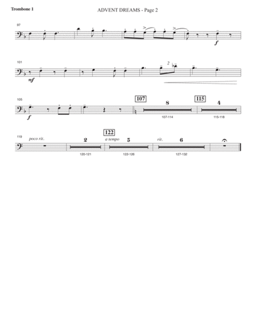 Christmas Dreams (A Cantata) - Trombone 1
