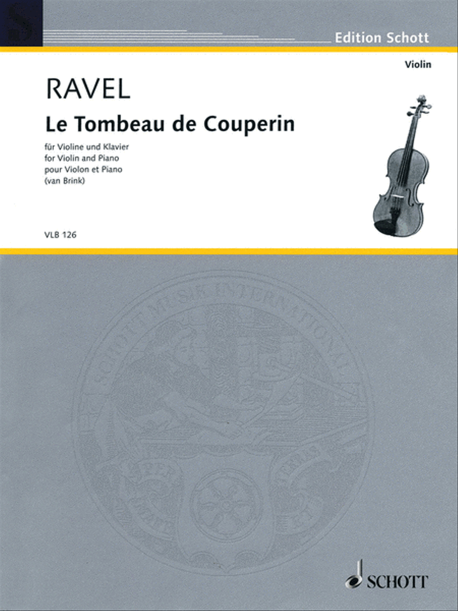 Le Tombeau de Couperin Le Tombeau de Couperin Violin Solo scores gallery preview page 1