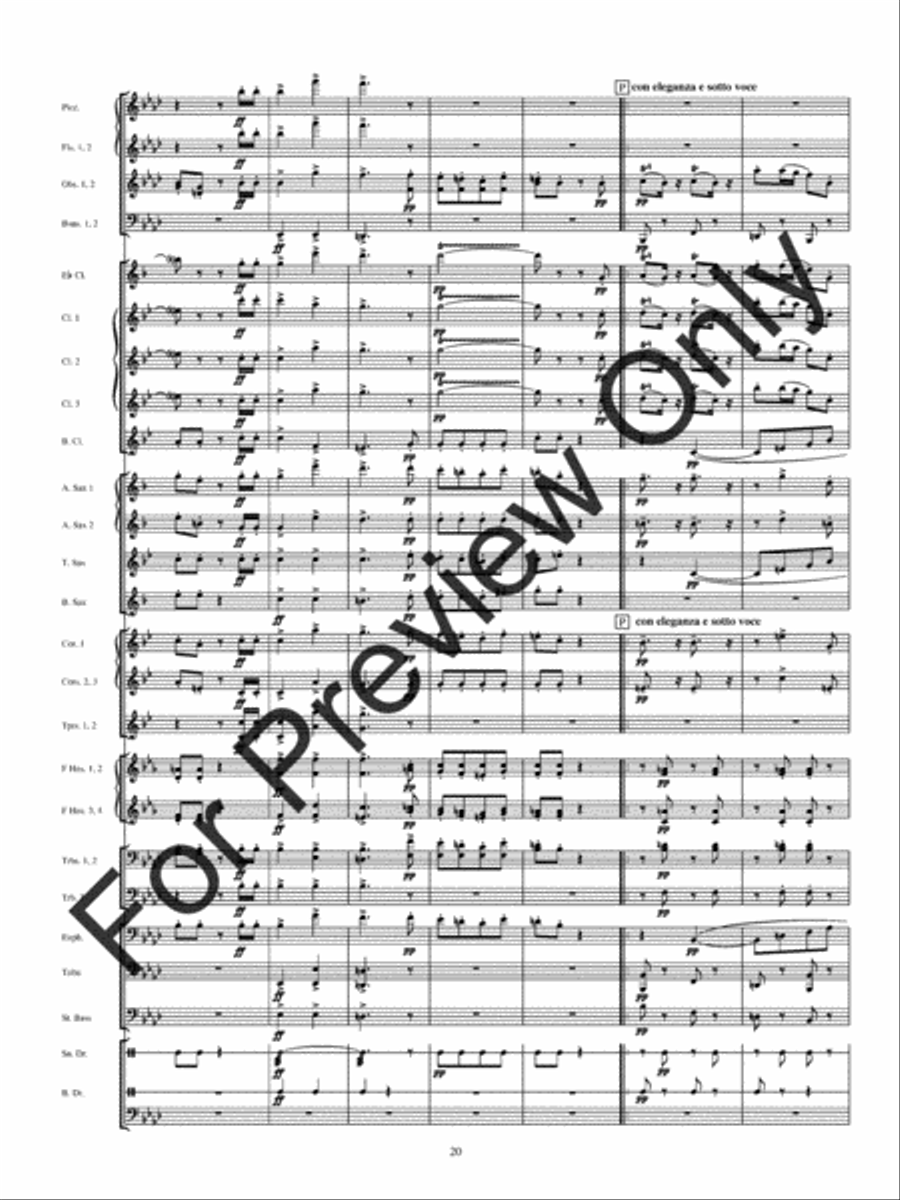 Inglesina The Little English Girl Concert Band scores gallery preview page 23