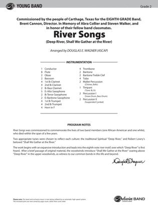 River Songs: Score