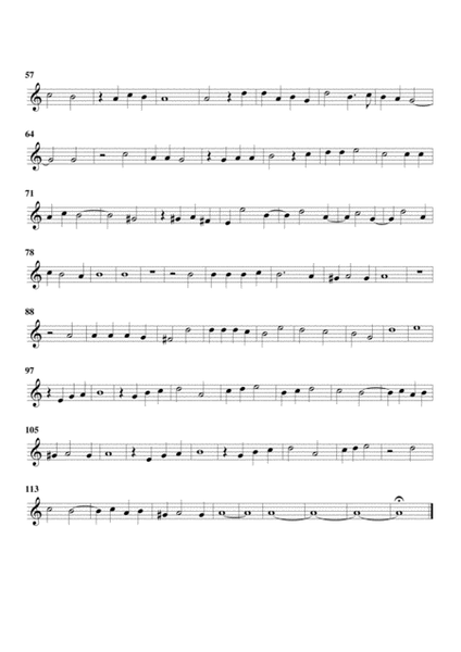 Canzon La todeschina (arrangement for 4 recorders)