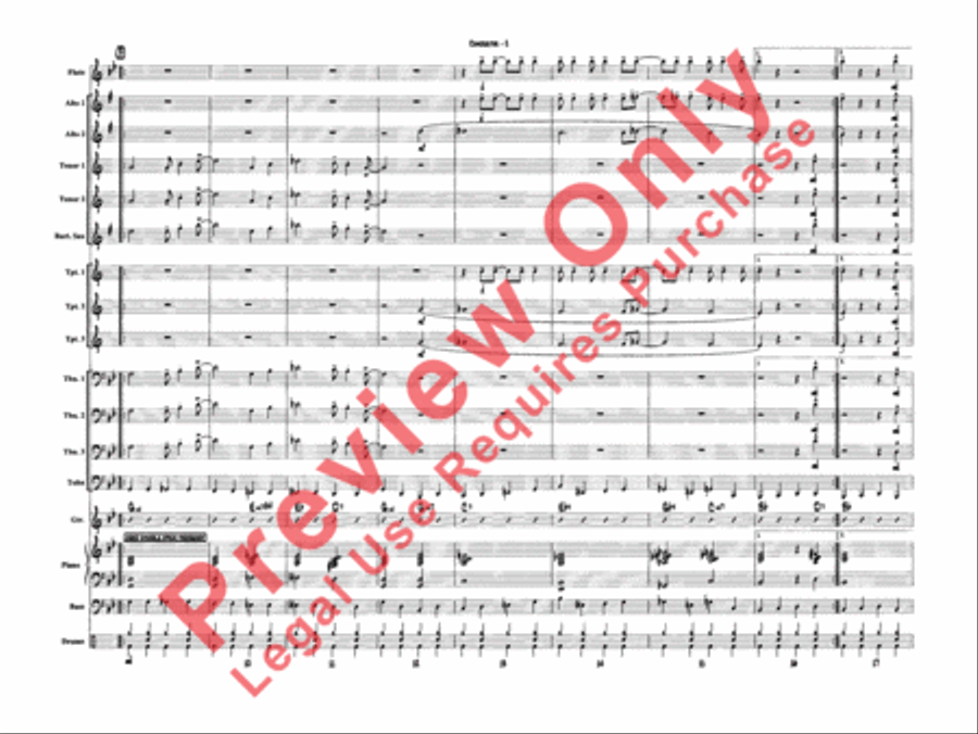 It Don't Mean a Thing (If It Ain't Got That Swing) Jazz Ensemble scores gallery preview page 5
