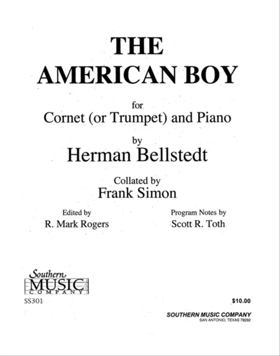 The American Boy Trumpet scores gallery preview page 1