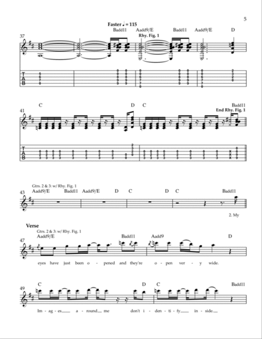 The Fountain Of Lamneth The Fountain Of Lamneth Guitar Tablature scores gallery preview page 5
