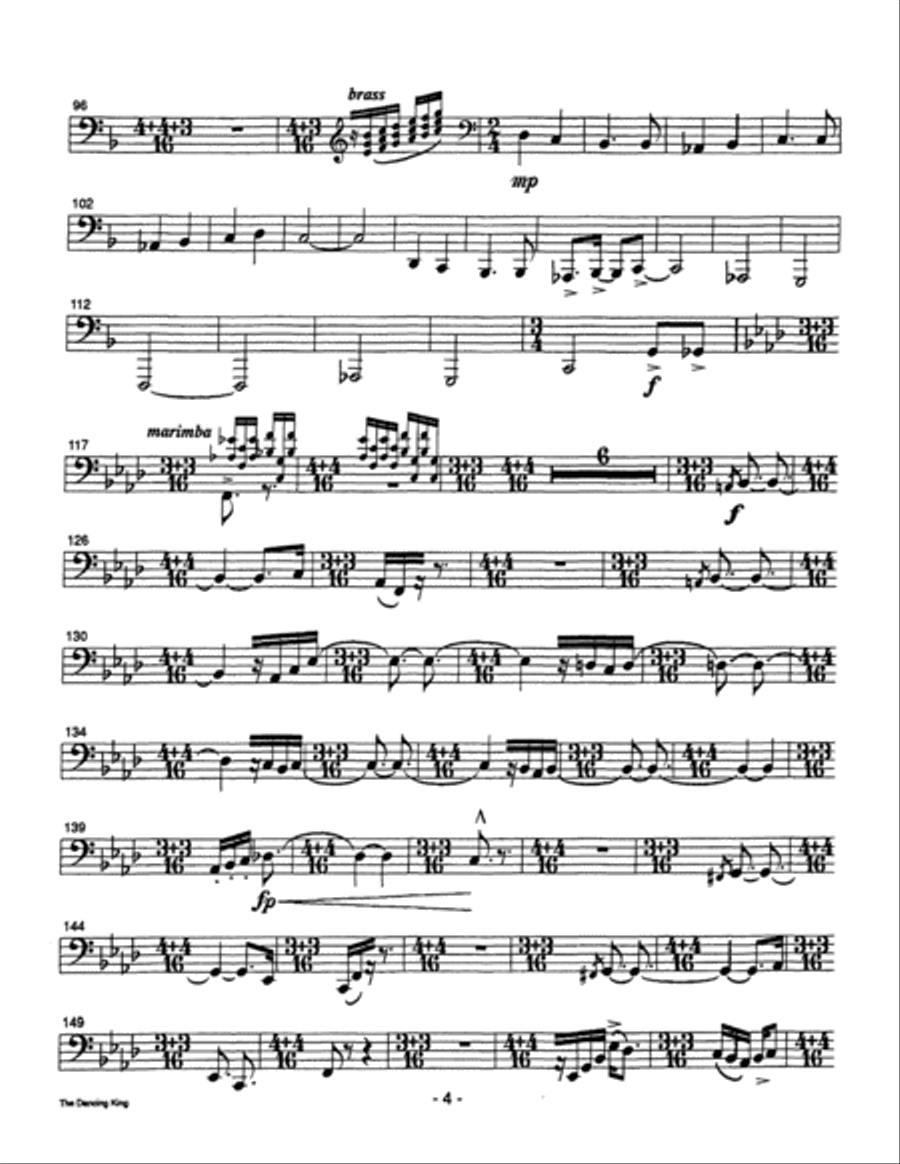 Dancing King Euphonium scores gallery preview page 5