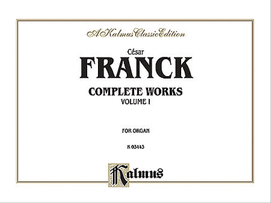 Organ Works, Volume 1 Organ Works, Volume 1 Organ scores gallery preview page 1
