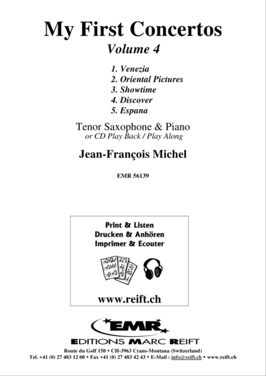 My First Concertos Volume 4 Tenor Saxophone scores gallery preview page 2