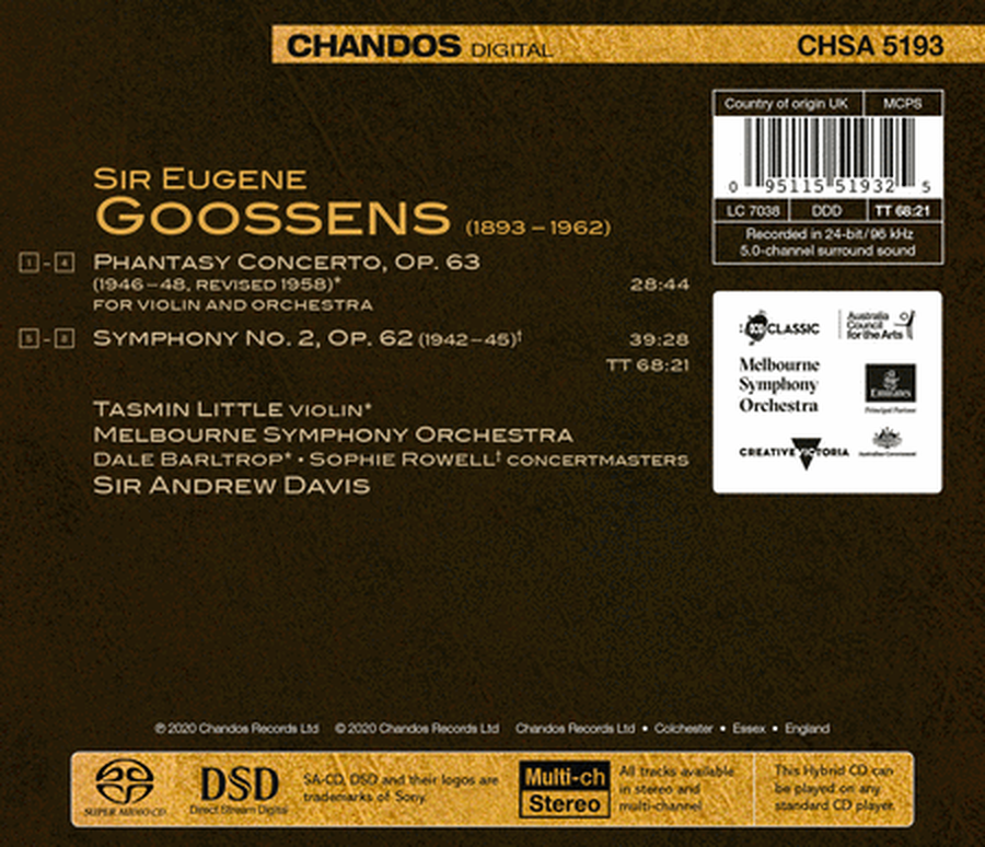 Goossens: Orchestral Works, Vol. 3