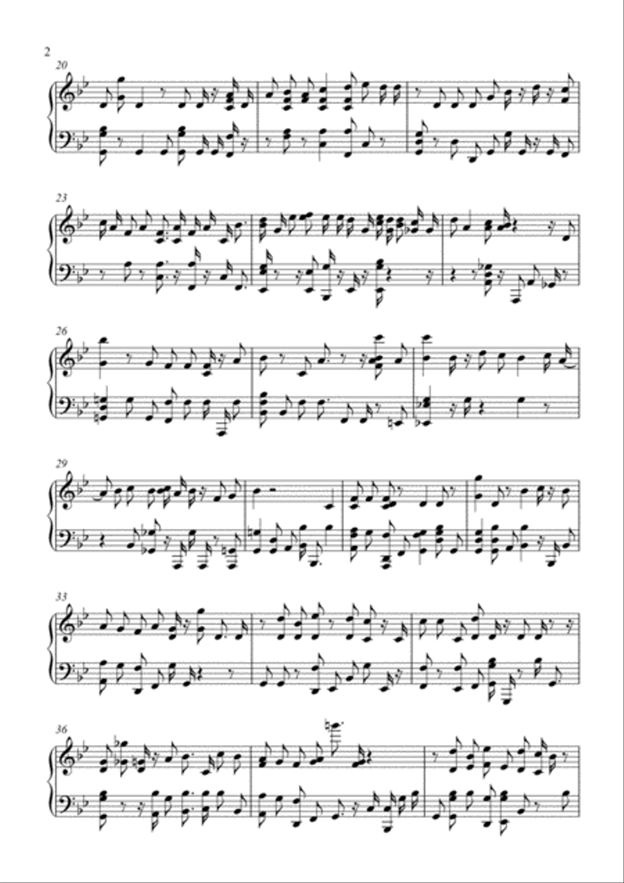 La sombra Large Ensemble scores gallery preview page 2