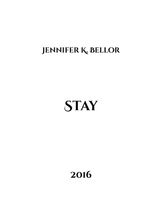 Book cover for Stay - Clarinet in Bb, Piano, Vibraphone