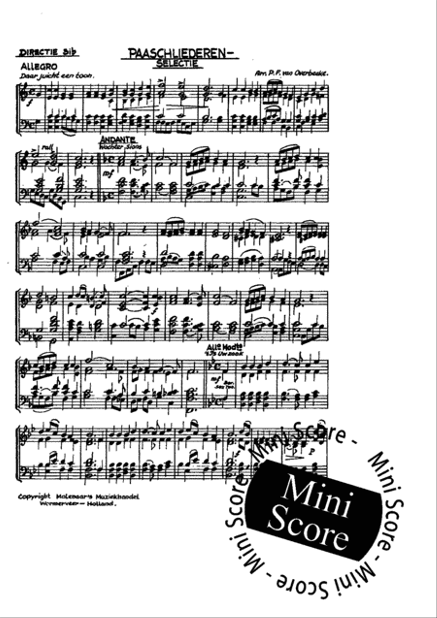 Cheerio Holland Concert Band scores gallery preview page 7
