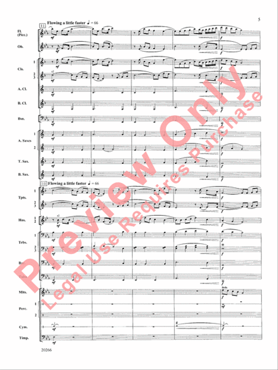 Ghost Fleet Ghost Fleet Concert Band scores gallery preview page 6