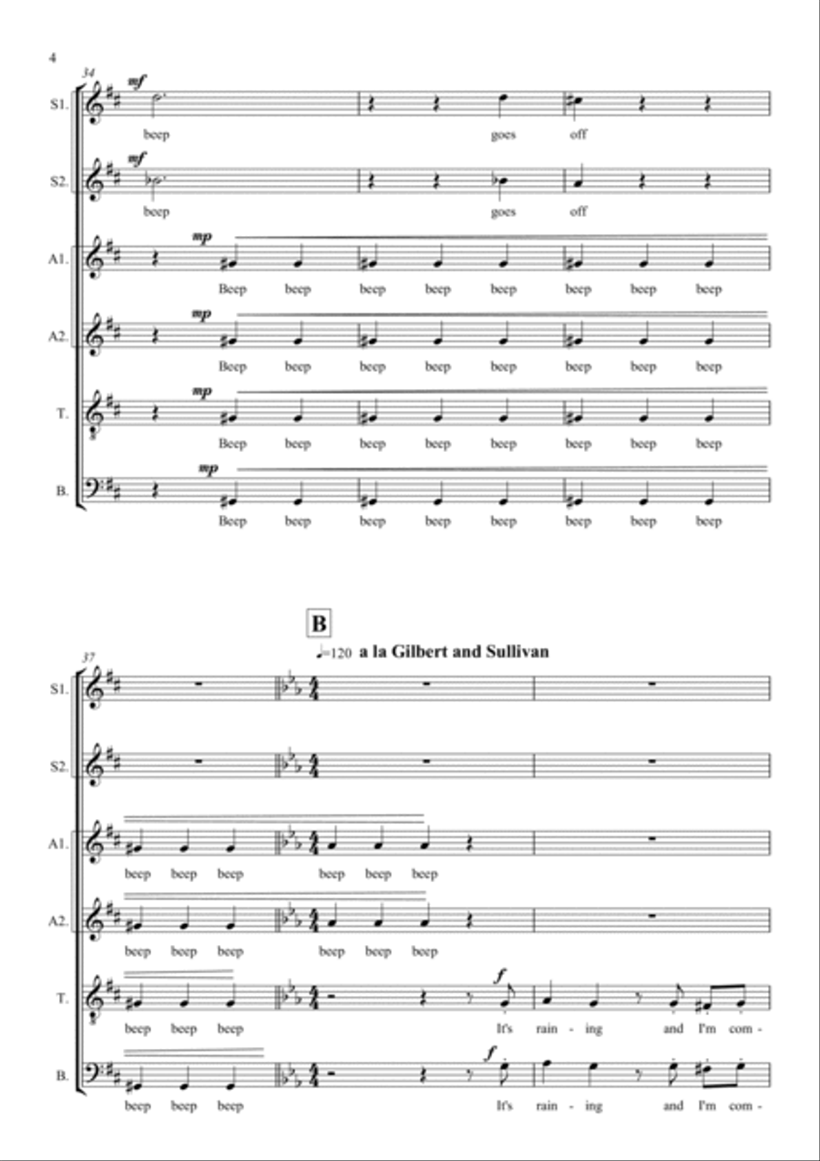 Morning, Noon And Night Morning, Noon And Night Divisi scores gallery preview page 4