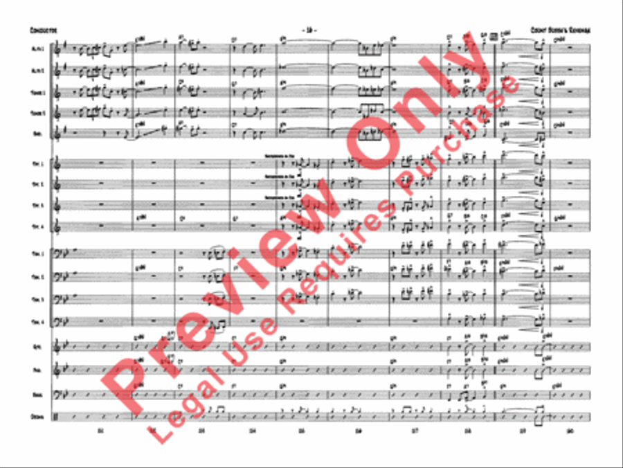 Count Bubba's Revenge Jazz Ensemble scores gallery preview page 18