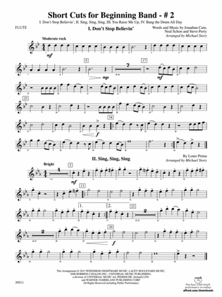 Short Cuts for Beginning Band -- #2: Flute